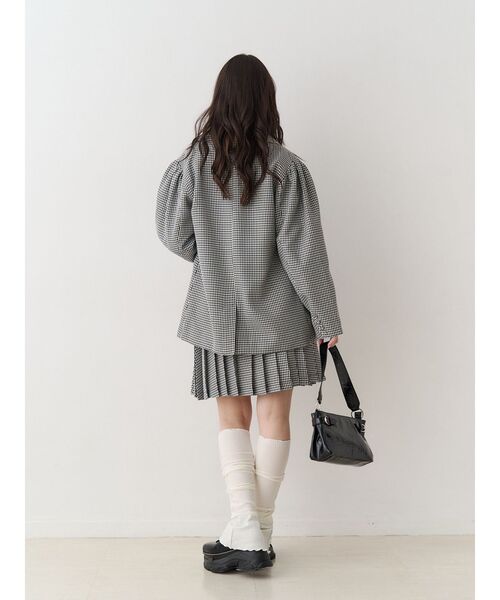 jouetie（ジュエティ）の「ニーレングスプリーツスカート【セットアップ対応】（スカート・レディース・その他2/その他1/ブラック・MEDIUM）」の9枚目の写真