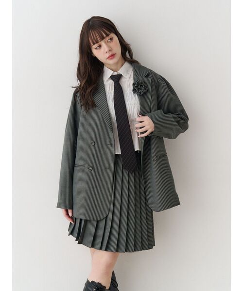 jouetie（ジュエティ）の「ニーレングスプリーツスカート【セットアップ対応】（スカート・レディース・その他2/その他1/ブラック・MEDIUM）」の10枚目の写真