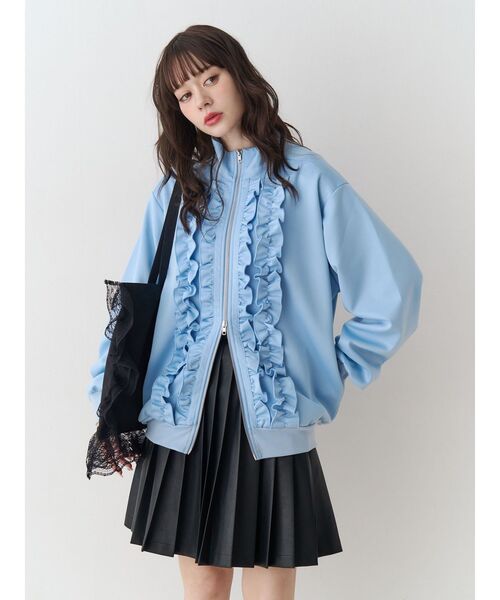 jouetie（ジュエティ）の「ニーレングスプリーツスカート【セットアップ対応】（スカート・レディース・その他2/その他1/ブラック・MEDIUM）」の21枚目の写真