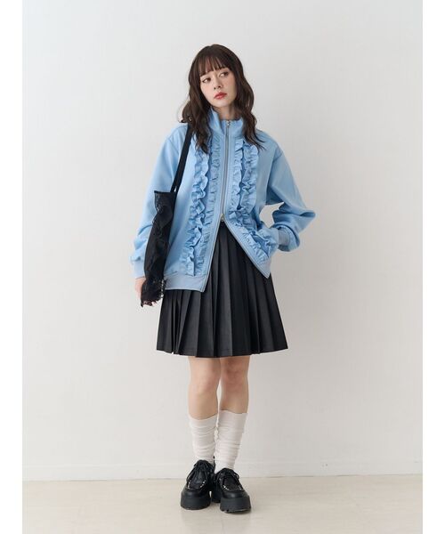 jouetie（ジュエティ）の「ニーレングスプリーツスカート【セットアップ対応】（スカート・レディース・その他2/その他1/ブラック・MEDIUM）」の22枚目の写真