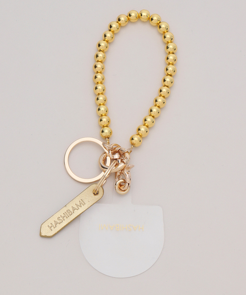 Spick & Span(スピックアンドスパン)の「HASHIBAMI / ハシバミ ヘマタイトボールスマホストラップ(その他小物・レディース・ゴールド/シルバー・FREE)」の7枚目の写真