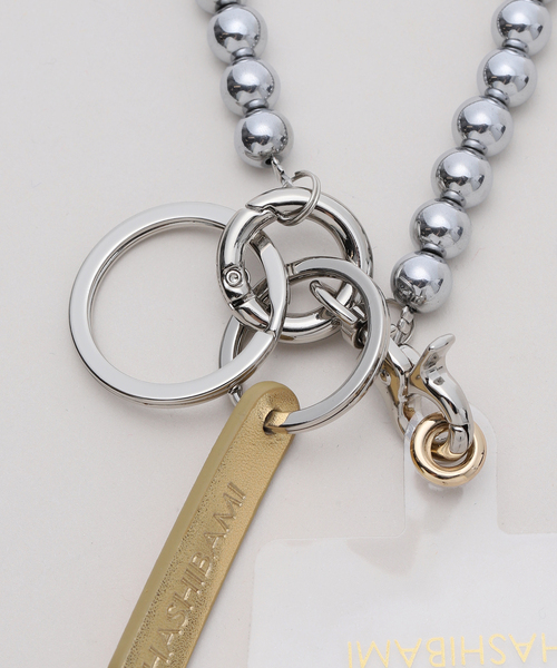 Spick & Span(スピックアンドスパン)の「HASHIBAMI / ハシバミ ヘマタイトボールスマホストラップ(その他小物・レディース・ゴールド/シルバー・FREE)」の14枚目の写真