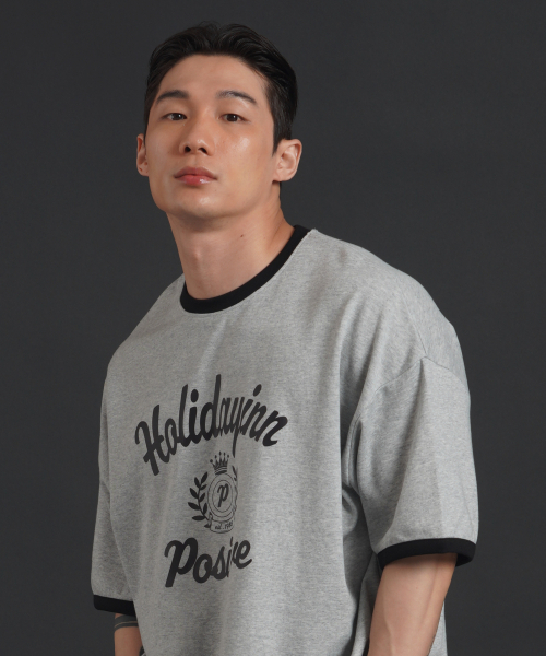 PHERMENON(フェルメノン)の「スーパーローバーフィットリング半袖Tシャツ - グレー(Tシャツ/カットソー・メンズ・その他・1/2)」の4枚目の写真