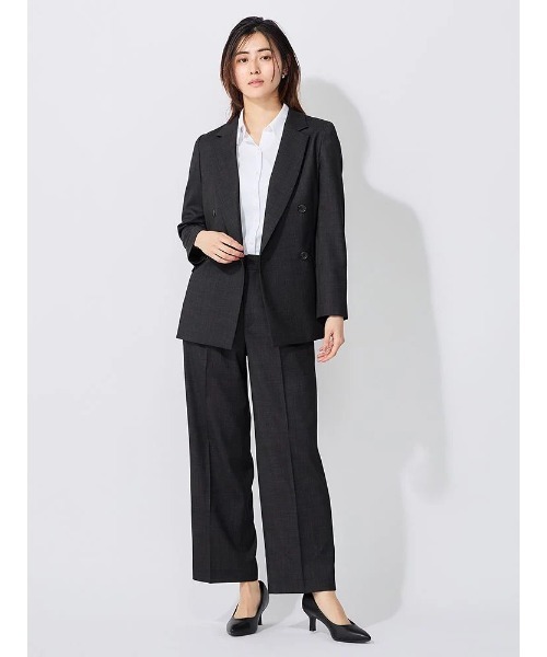 Perfect Suit FActory（パーフェクトスーツファクトリー）の「【完全ノンアイロン】アイシャツブラウス　無地　スキッパー　ホワイト（ビジネスシャツ・レディース・ホワイト・15号/13号/11号/9号/7号/5号）」の9枚目の写真