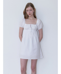 baby belle mini dress - white