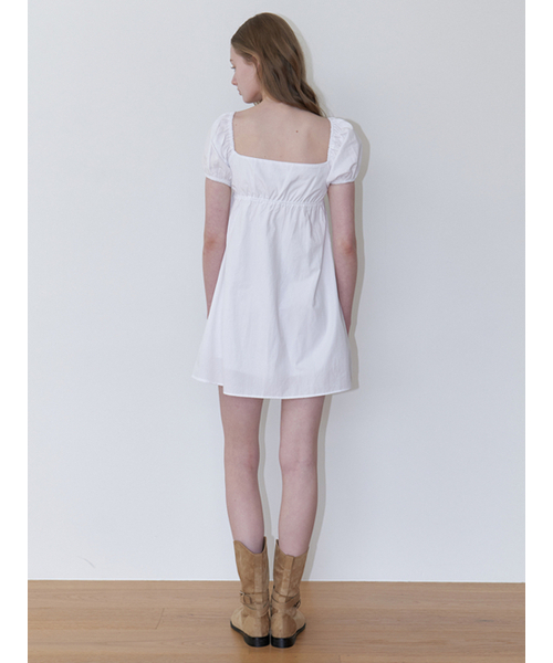 KINDABABY(カインダベイビー)の「baby belle mini dress - white(ワンピース・レディース・ホワイト・FREE)」の4枚目の写真