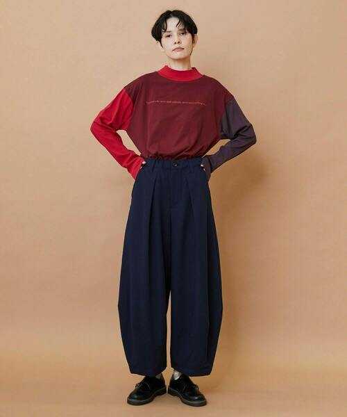 FRAPBOIS(フラボア)の「SYU-T(Tシャツ/カットソー・レディース・ブルー/レッド・1/2)」の15枚目の写真