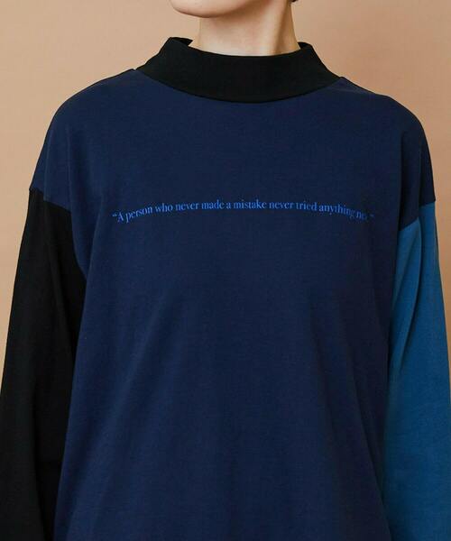 FRAPBOIS(フラボア)の「SYU-T(Tシャツ/カットソー・レディース・ブルー/レッド・1/2)」の21枚目の写真