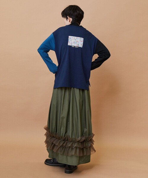 FRAPBOIS（フラボア）の「SYU-T（Tシャツ/カットソー・レディース・ブルー/レッド・1/2）」の20枚目の写真