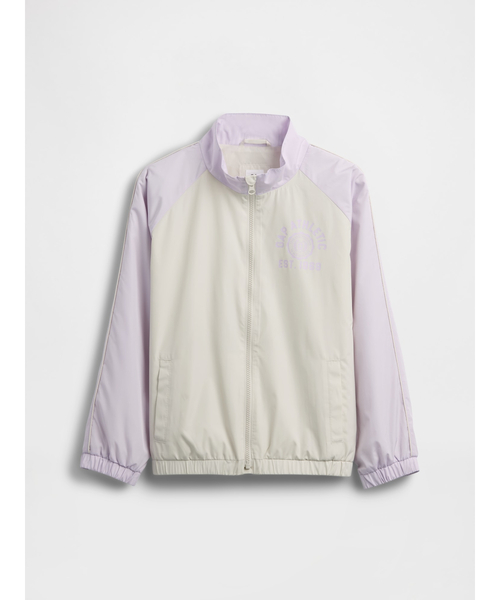 GAP(ギャップ)の「GAP Athleticロゴ ウィンドブレーカー ジャケット (キッズ)(ナイロンジャケット・キッズ・ネイビー/ラベンダー・160cm/150cm/140cm/130cm/120cm/110cm)」の7枚目の写真