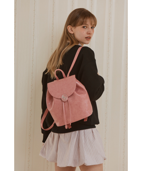 ANOETIC(アノエティック)の「ANC CLASSIC LOGO BACKPACK_PINK(バックパック/リュック・レディース・ピンク・FREE)」の2枚目の写真