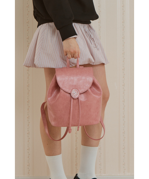 ANOETIC(アノエティック)の「ANC CLASSIC LOGO BACKPACK_PINK(バックパック/リュック・レディース・ピンク・FREE)」の3枚目の写真