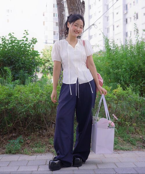 ANOETIC(アノエティック)の「ANC CLASSIC LOGO BACKPACK_PINK(バックパック/リュック・レディース・ピンク・FREE)」の4枚目の写真