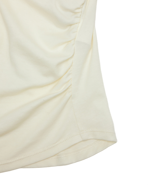 YOUTH（ユース）の「Shirring H/S T-Shirt - Lemon（Tシャツ/カットソー・レディース・その他・S/M）」の7枚目の写真