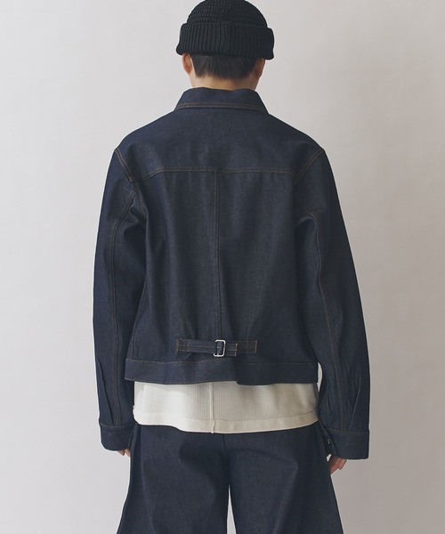 Lui's（ルイス）の「13.5ozリジットデニムブルゾン（デニムジャケット・メンズ・インディゴブルー/ブラック・M/S）」の14枚目の写真