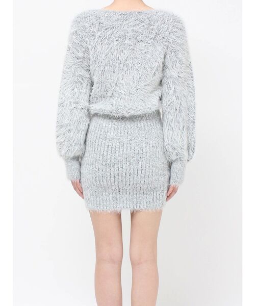 RESEXXY（リゼクシー）の「【追加生産分】シャギーニットワンピース（ワンピース・レディース・ホワイト/ピンク/その他1/ブラック・FREE）」の21枚目の写真