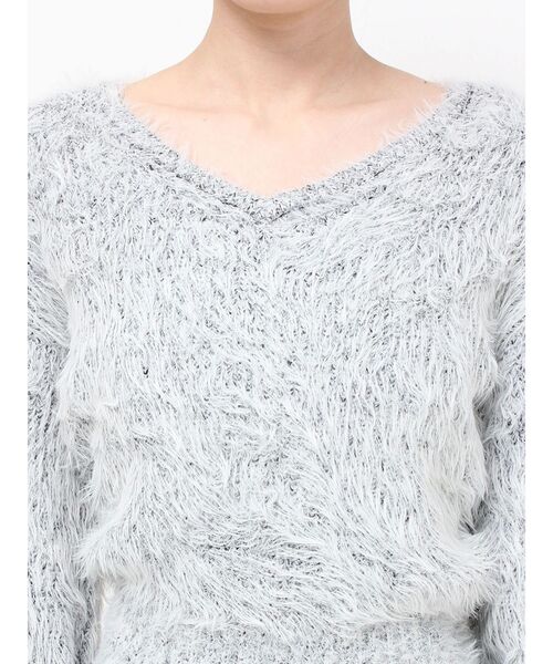 RESEXXY（リゼクシー）の「【追加生産分】シャギーニットワンピース（ワンピース・レディース・ホワイト/ピンク/その他1/ブラック・FREE）」の22枚目の写真