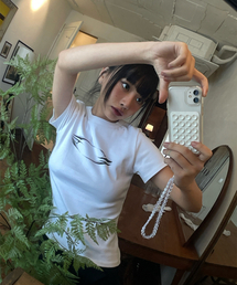 GRAILZ（グレイルズ）の「3D OVAL LOGO T-SHIRTS [WHITE]（Tシャツ/カットソー）」