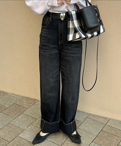 Faux Leather Curve Pants / フェイクレザーカーブパンツ（その他