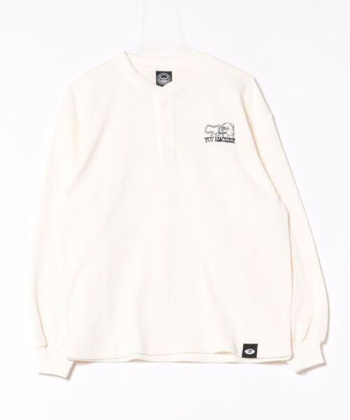 TOY MACHINE(トイ マシーン)の「TOY MACHINE/トイマシーン 長袖 Tシャツ ロンT サーマル ヘンリーネック MTMPGLT5(Tシャツ/カットソー・メンズ・オフホワイト/チャコールグレー・M/L/XL)」の17枚目の写真