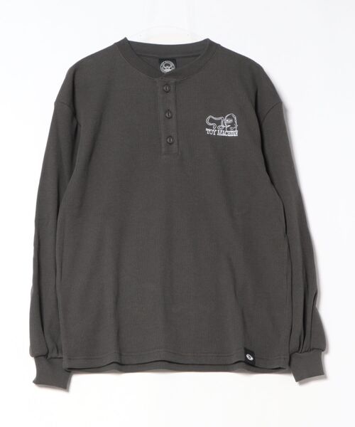 TOY MACHINE(トイ マシーン)の「TOY MACHINE/トイマシーン 長袖 Tシャツ ロンT サーマル ヘンリーネック MTMPGLT5(Tシャツ/カットソー・メンズ・オフホワイト/チャコールグレー・M/L/XL)」の19枚目の写真