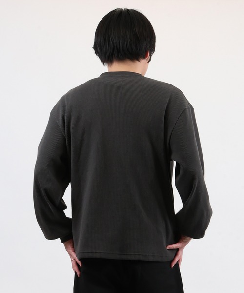 TOY MACHINE(トイ マシーン)の「TOY MACHINE/トイマシーン 長袖 Tシャツ ロンT サーマル ヘンリーネック MTMPGLT5(Tシャツ/カットソー・メンズ・オフホワイト/チャコールグレー・M/L/XL)」の12枚目の写真