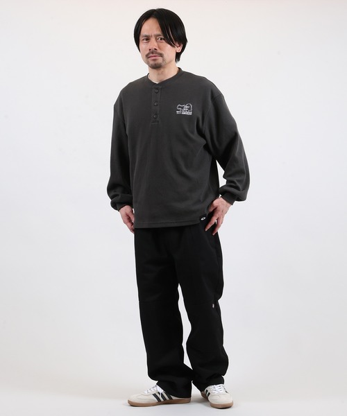 TOY MACHINE(トイ マシーン)の「TOY MACHINE/トイマシーン 長袖 Tシャツ ロンT サーマル ヘンリーネック MTMPGLT5(Tシャツ/カットソー・メンズ・オフホワイト/チャコールグレー・M/L/XL)」の13枚目の写真