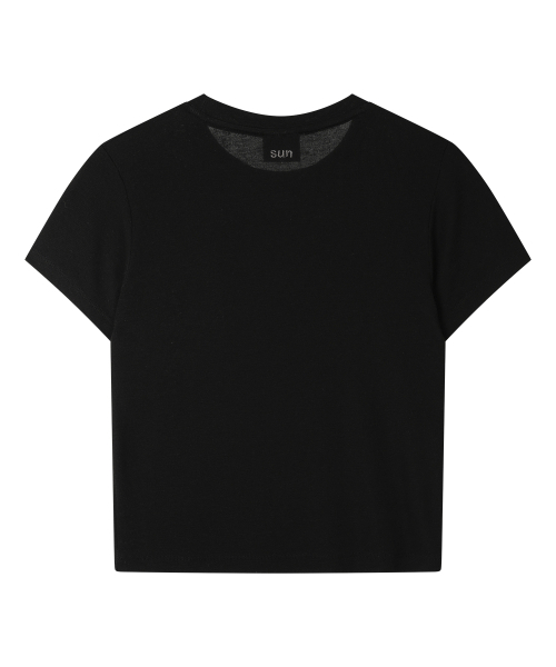 SUNDAY FRUIT MARKET(サンデーフルーツマーケット)の「W) SUNDAY SOFT TEE BLACK(Tシャツ/カットソー・レディース・その他・ONE SIZE)」の2枚目の写真