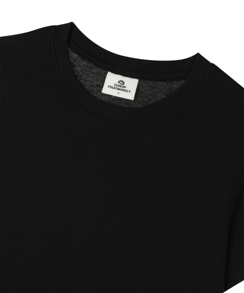 SUNDAY FRUIT MARKET(サンデーフルーツマーケット)の「W) SUNDAY SOFT TEE BLACK(Tシャツ/カットソー・レディース・その他・ONE SIZE)」の3枚目の写真