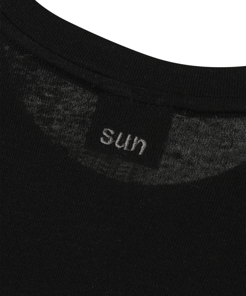 SUNDAY FRUIT MARKET(サンデーフルーツマーケット)の「W) SUNDAY SOFT TEE BLACK(Tシャツ/カットソー・レディース・その他・ONE SIZE)」の5枚目の写真