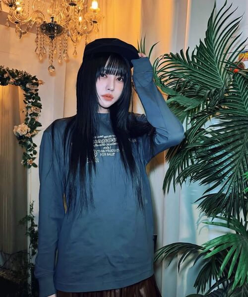 LMCの「DOODLE LOGO LONG SLV TEE light heather gray(Tシャツ/カットソー・レディース・その他・M/L/XL)」の14枚目の写真