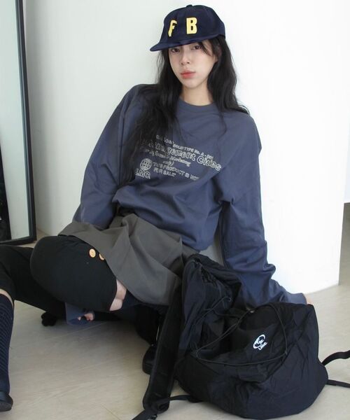 LMCの「DOODLE LOGO LONG SLV TEE light heather gray(Tシャツ/カットソー・レディース・その他・M/L/XL)」の9枚目の写真