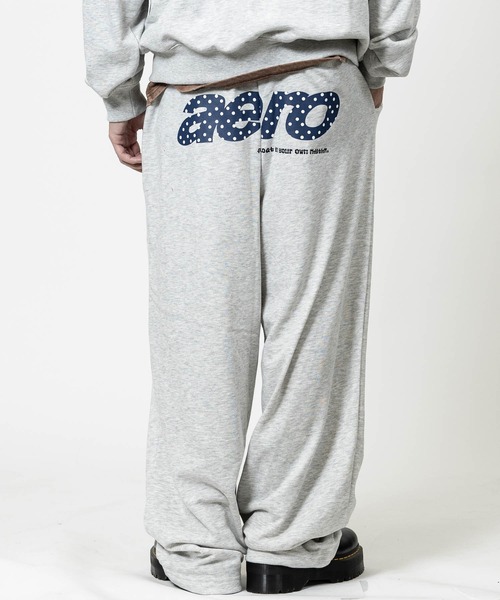 JOHN'S CLOSET（ジョンズクローゼット）の「【13】総柄ロゴ ヒッププリント ワイドパンツ（スウェットパンツ・メンズ・ピンク/ブラック/グレー・MEDIUM/LARGE）」の15枚目の写真