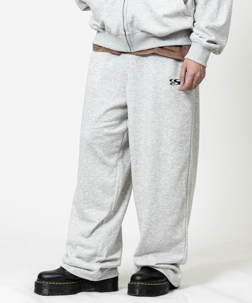 JOHN'S CLOSET（ジョンズクローゼット）の「【13】総柄ロゴ ヒッププリント ワイドパンツ（スウェットパンツ・メンズ・ピンク/ブラック/グレー・MEDIUM/LARGE）」の13枚目の写真