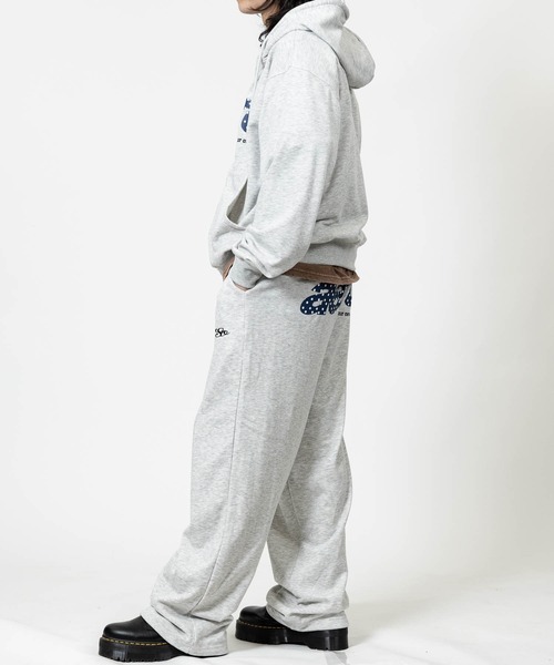 JOHN'S CLOSET（ジョンズクローゼット）の「【13】総柄ロゴ ヒッププリント ワイドパンツ（スウェットパンツ・メンズ・ピンク/ブラック/グレー・MEDIUM/LARGE）」の18枚目の写真