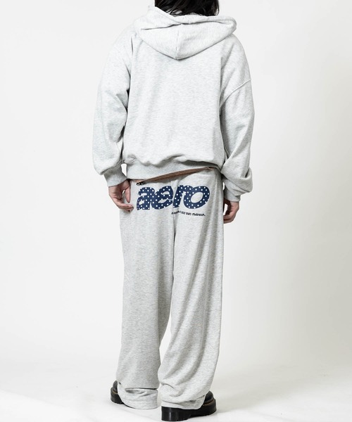 JOHN'S CLOSET（ジョンズクローゼット）の「【13】総柄ロゴ ヒッププリント ワイドパンツ（スウェットパンツ・メンズ・ピンク/ブラック/グレー・MEDIUM/LARGE）」の19枚目の写真