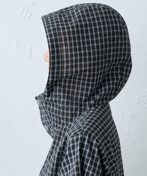 セール】【UNISEX】チェックフードシャウター（パーカー）｜CIAOPANIC 