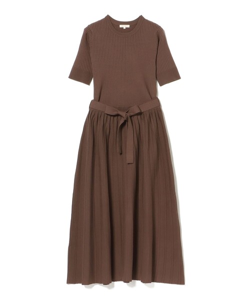 BEAMS HEART(ビームスハート)の「半袖ニット セットアップ(ワンピース・レディース・サックスブルー/ネイビー/ブラウン・SMALL/MEDIUM)」の21枚目の写真