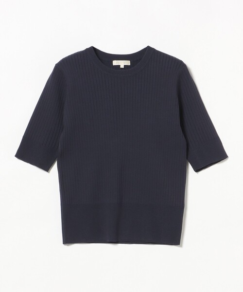 BEAMS HEART(ビームスハート)の「半袖ニット セットアップ(ワンピース・レディース・サックスブルー/ネイビー/ブラウン・SMALL/MEDIUM)」の9枚目の写真