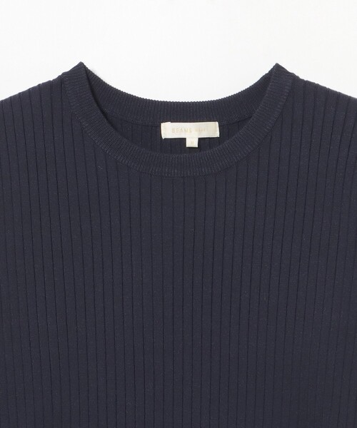 BEAMS HEART(ビームスハート)の「半袖ニット セットアップ(ワンピース・レディース・サックスブルー/ネイビー/ブラウン・SMALL/MEDIUM)」の10枚目の写真