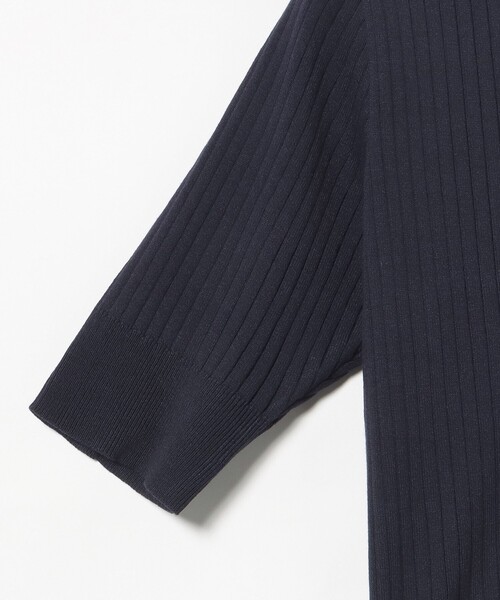 BEAMS HEART(ビームスハート)の「半袖ニット セットアップ(ワンピース・レディース・サックスブルー/ネイビー/ブラウン・SMALL/MEDIUM)」の11枚目の写真