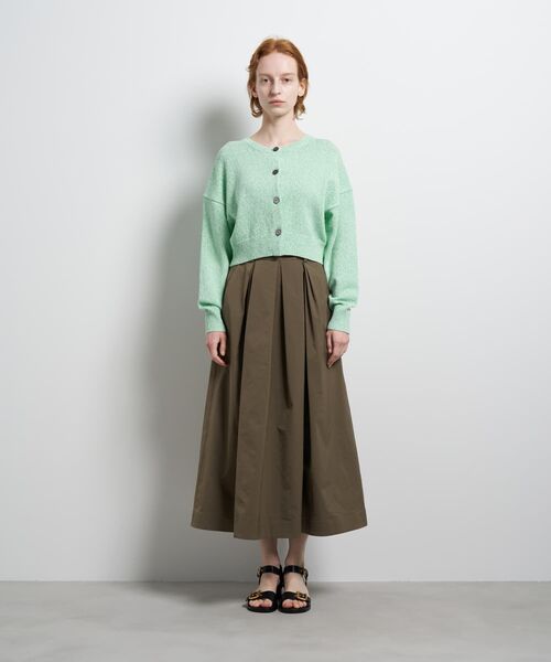 LANVIN en Bleu(ランバンオンブルー)の「メランジニットカーディガン(ニット/セーター・レディース・ライトカーキ/ピンク/ブルー・38)」の12枚目の写真