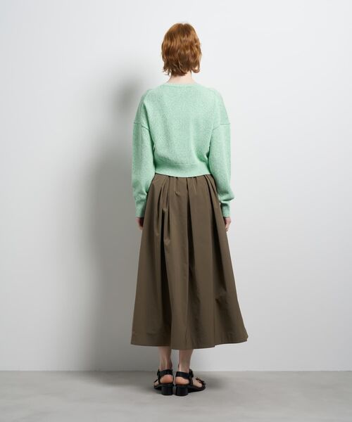 LANVIN en Bleu(ランバンオンブルー)の「メランジニットカーディガン(ニット/セーター・レディース・ライトカーキ/ピンク/ブルー・38)」の14枚目の写真