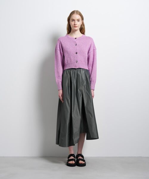 LANVIN en Bleu(ランバンオンブルー)の「メランジニットカーディガン(ニット/セーター・レディース・ライトカーキ/ピンク/ブルー・38)」の18枚目の写真
