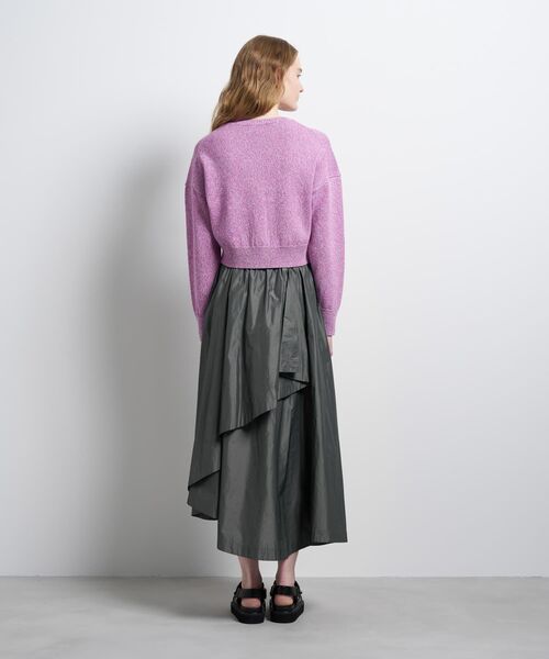 LANVIN en Bleu(ランバンオンブルー)の「メランジニットカーディガン(ニット/セーター・レディース・ライトカーキ/ピンク/ブルー・38)」の20枚目の写真