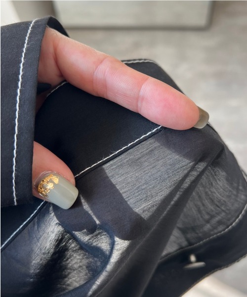 zena(ジェナ)の「Gジャンデザインシアービックシャツ(シャツ/ブラウス・レディース・ブラック/ホワイト・FREE)」の8枚目の写真