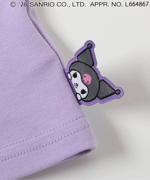 sanrio(サンリオ)の「サンリオキャラクターズフリルTシャツ(Tシャツ/カットソー・キッズ・ラベンダー/レッド/サックスブルー/アイボリー・110/100/90/80/130/120)」の11枚目の写真