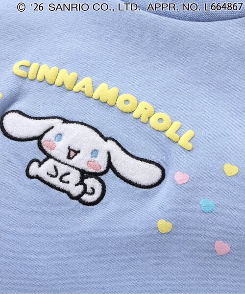 sanrio(サンリオ)の「サンリオキャラクターズフリルTシャツ(Tシャツ/カットソー・キッズ・ラベンダー/レッド/サックスブルー/アイボリー・110/100/90/80/130/120)」の14枚目の写真