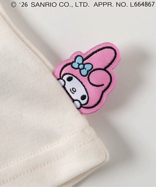 sanrio(サンリオ)の「サンリオキャラクターズフリルTシャツ(Tシャツ/カットソー・キッズ・ラベンダー/レッド/サックスブルー/アイボリー・110/100/90/80/130/120)」の21枚目の写真