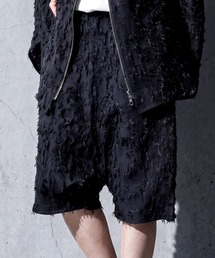 サルエルシルエット ハーフパンツ